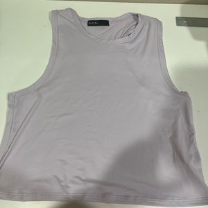 Light purple cropped tank top